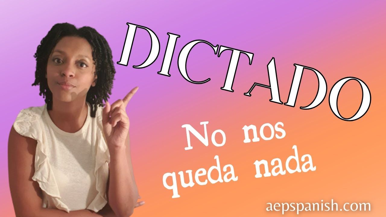 Lee más sobre el artículo Fantastic exercise to improve listening, pronunciation and increase Spanish vocabulary.